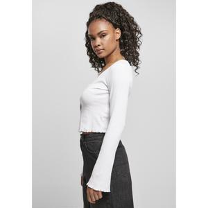 Damen Strickjacke Urban Classics cropped rib (GT) image-4
