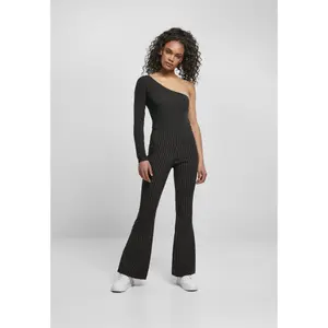 Women's trousers Urban Classics flared pin stripe (GT) image-1