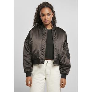 Women's bomber large sizes Urban Classics oversized satin image-3