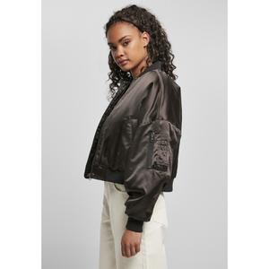 Women's bomber large sizes Urban Classics oversized satin image-5