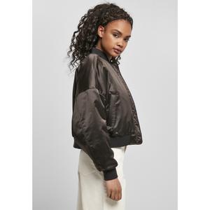 Women's bomber large sizes Urban Classics oversized satin image-6