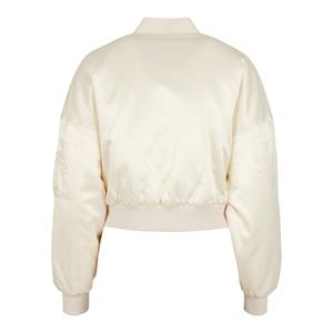 Women's bomber large sizes Urban Classics oversized satin image-1