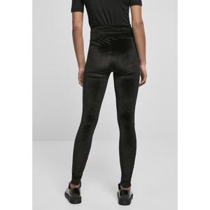 Women's high-waisted leggings Urban Classics velvet image-4