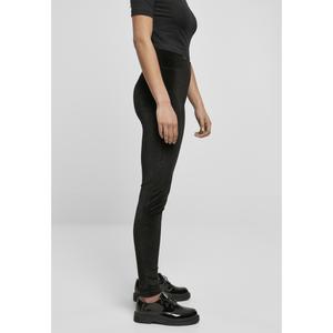 Women's high-waisted leggings Urban Classics velvet image-6