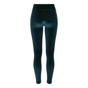 Women's high-waisted leggings Urban Classics velvet image-2