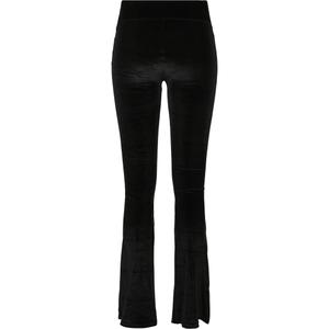 Women's high-waisted leggings Urban Classics velvet boot image-3