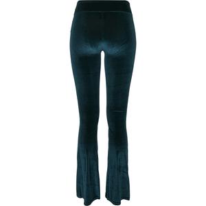Women's high-waisted leggings Urban Classics velvet boot image-3