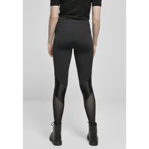 Damen-Leggings mit hoher Taille Urban Classics mixed tech image-4