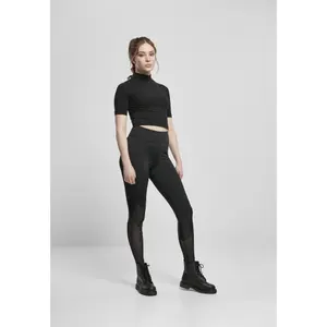 Damen-Leggings mit hoher Taille Urban Classics mixed tech image-2