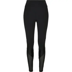 Damen-Leggings mit hoher Taille Urban Classics mixed tech image-0