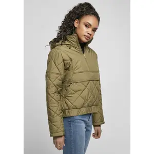 Puffer Jacket Urban Classics oversized diamondQuilted  pull over image-6