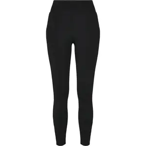 Women's high-waisted leggings Urban Classics shiny stripe image-0