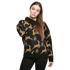 Sweter damski Urban Classics Ladies Oversized Christmas (grandes tailles) image-2