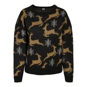 Sweter damski Urban Classics Ladies Oversized Christmas (grandes tailles) image-0