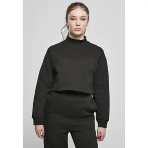 Sweatshirt woman Urban Classics cropped oversized high neck crew image-0