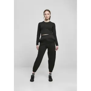 Pantalones de mujer Urban Classics organic talla tiro alto-grandes tallas image-1