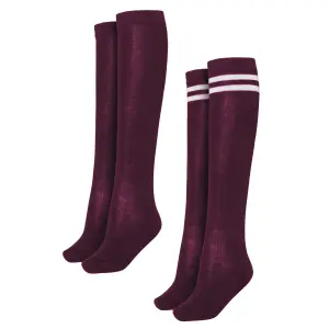 tb4641-00606-socken-fur-frauen-urban-classics-college-x2-bordeaux