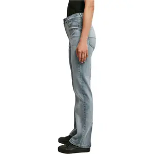 High waist straight jeans with slit for women Urban Classics image-5