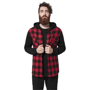 Chemise Urban Classic hooded ed flanell sweat leeve image-1