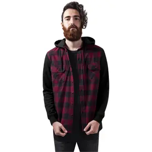 Chemise Urban Classic hooded ed flanell sweat leeve image-1