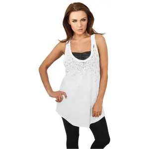 Damen Tanktop Urban Classic long leo print loose image-1