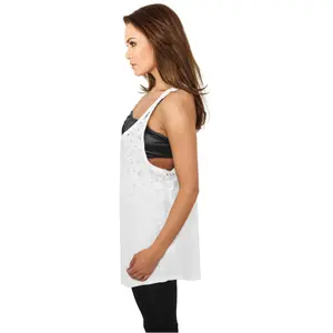 Damen Tanktop Urban Classic long leo print loose image-5