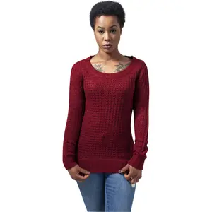 tb739-00606-sweatshirt-vrouw-urban-klassiek-lang-bordeaux