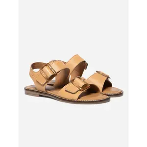 Women's Sheepskin Leather Sandals TBS Abigael image-1