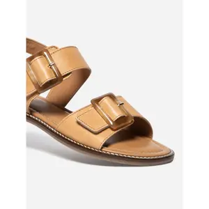 Women's Sheepskin Leather Sandals TBS Abigael image-3