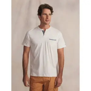 Τ shirt από πλέγμα TBS Blake image-1