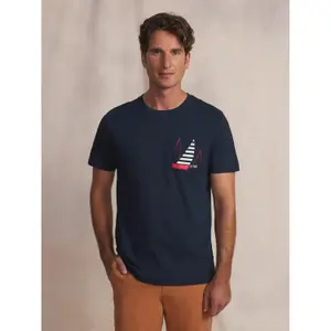 Τ shirt από πλέγμα TBS Danis image-1