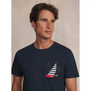 Τ shirt από πλέγμα TBS Danis image-3