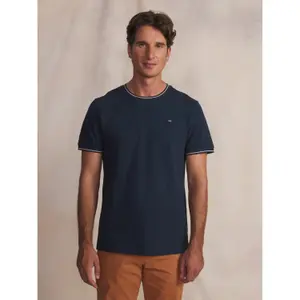 Τ shirt από πλέγμα TBS Darel image-1