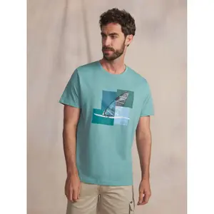 Τ shirt από πλέγμα TBS Greig image-1