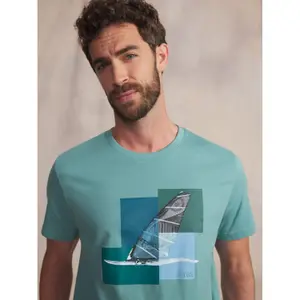 Τ shirt από πλέγμα TBS Greig image-4