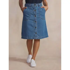 Denim skirt for women TBS Jadde image-1