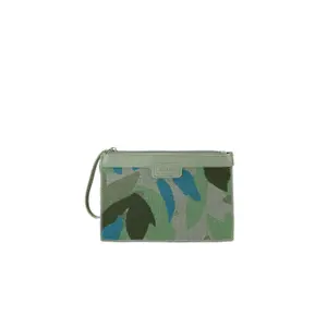 Women's clutch bag TBS Feuille image-0