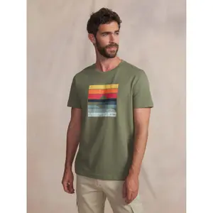 Τ shirt από πλέγμα TBS Keran image-1