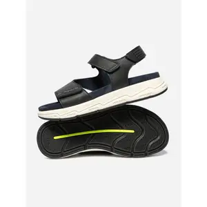 Womens leather wedge sandals TBS Louisie image-1