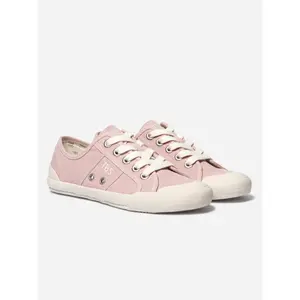 Vrouwen sneakers in gewassen canvas TBS Opaline image-1
