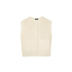 Sleeveless women's cardigan TBS Suzie image-0