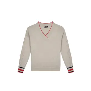 Women's V-neck sweater TBS Xella image-0