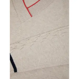 Women's V-neck sweater TBS Xella image-4