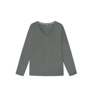 Sweater de manga longa em algodão para mulher TBS Adinalon image-0