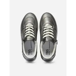 Zapatillas de cuero con cierre mujer TBS image-2