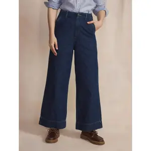 Jeans de corte largo para mulher TBS Fahrahui image-1