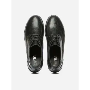 Dame derbies i læder med komfort TBS Fostina image-2