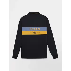 Long-sleeve polo TBS Jadenpol image-1