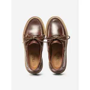 Scarpe da barca in pelle donna TBS Lazaria image-2