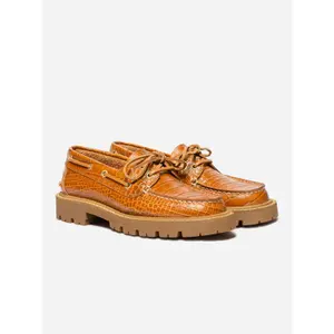 Zapatos náuticos de cuero para mujer TBS Lazaria image-1